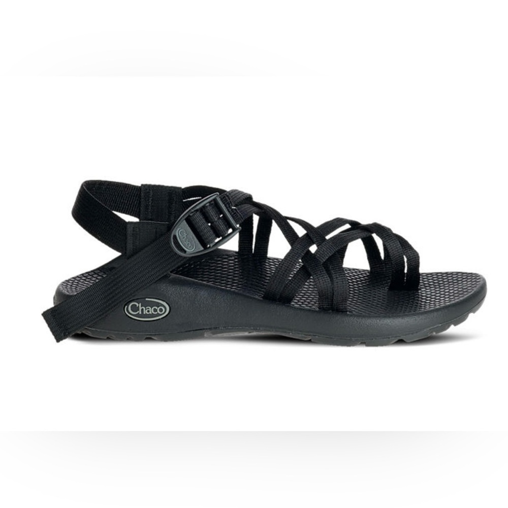 🔥NWT Chaco Classic Dual Strap Adjustable ZX / 2 Black Sandals Women's Size 6